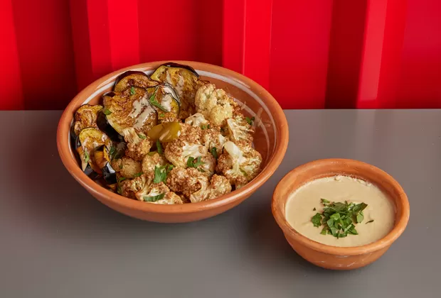 Μελιτζάνα και κουνουπίδι τηγανητά